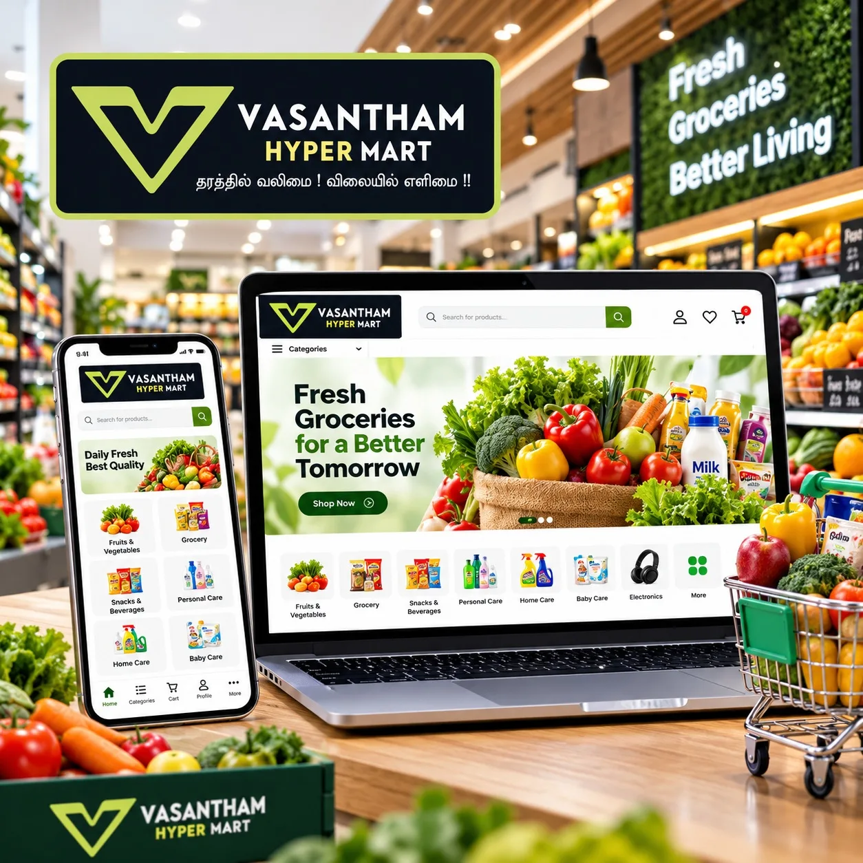 Vasantham Hyper Mart project